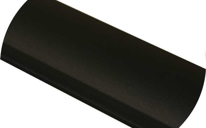 Профиль горизонт. нижний черный 5,6