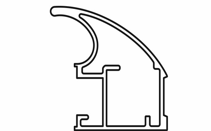 Профиль вертик. ЛАГУНА венге натуральный 5,6